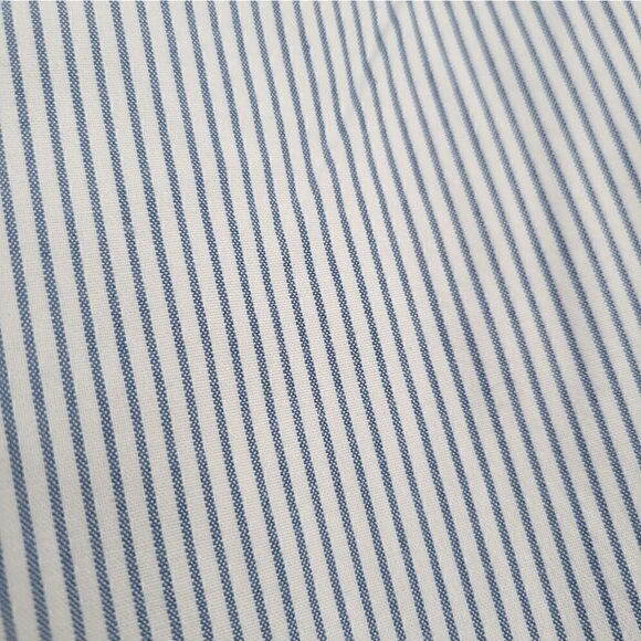 Talbots coastal colored burmuda shorts size 2 petite cotton blue white striped - Picture 11 of 11